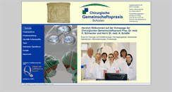 Desktop Screenshot of chirurgische-gemeinschaftspraxis-schotten.de