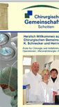 Mobile Screenshot of chirurgische-gemeinschaftspraxis-schotten.de