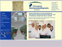 Tablet Screenshot of chirurgische-gemeinschaftspraxis-schotten.de